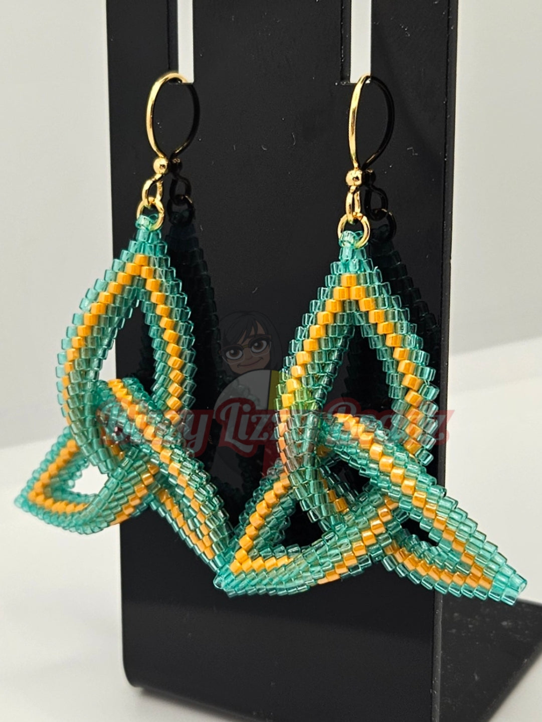 Turquoise/Orange Knot