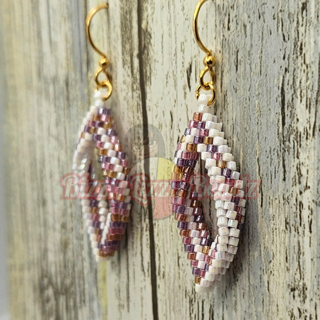 Mini Peyote - Mixed Purple/Pink & White