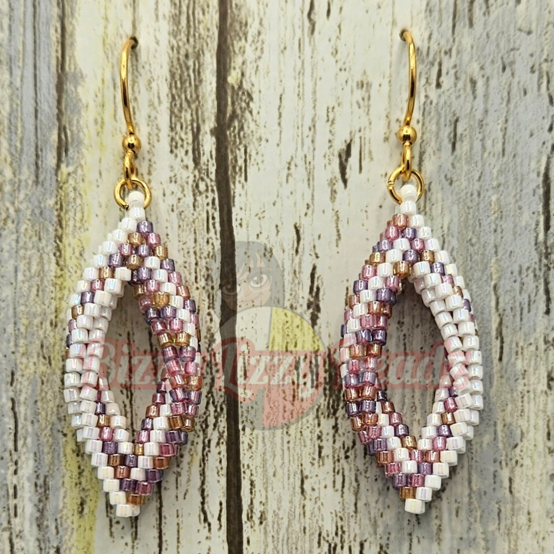 Mini Peyote - Mixed Purple/Pink & White